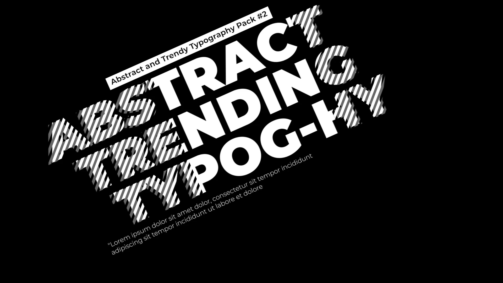 Abstract Typography Pack V2 Videohive 29991772 Premiere Pro Image 8
