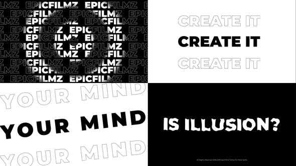 Abstract Typography Promo - 24794157 Videohive Download
