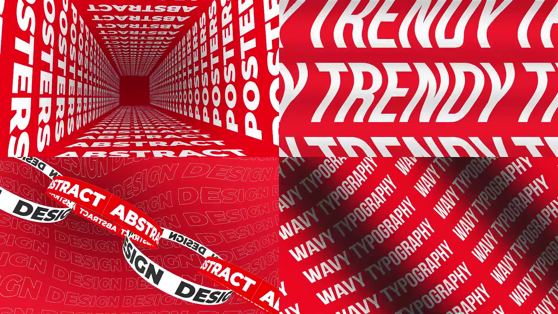 Abstract Typography Videohive 28128073 After Effects Image 8