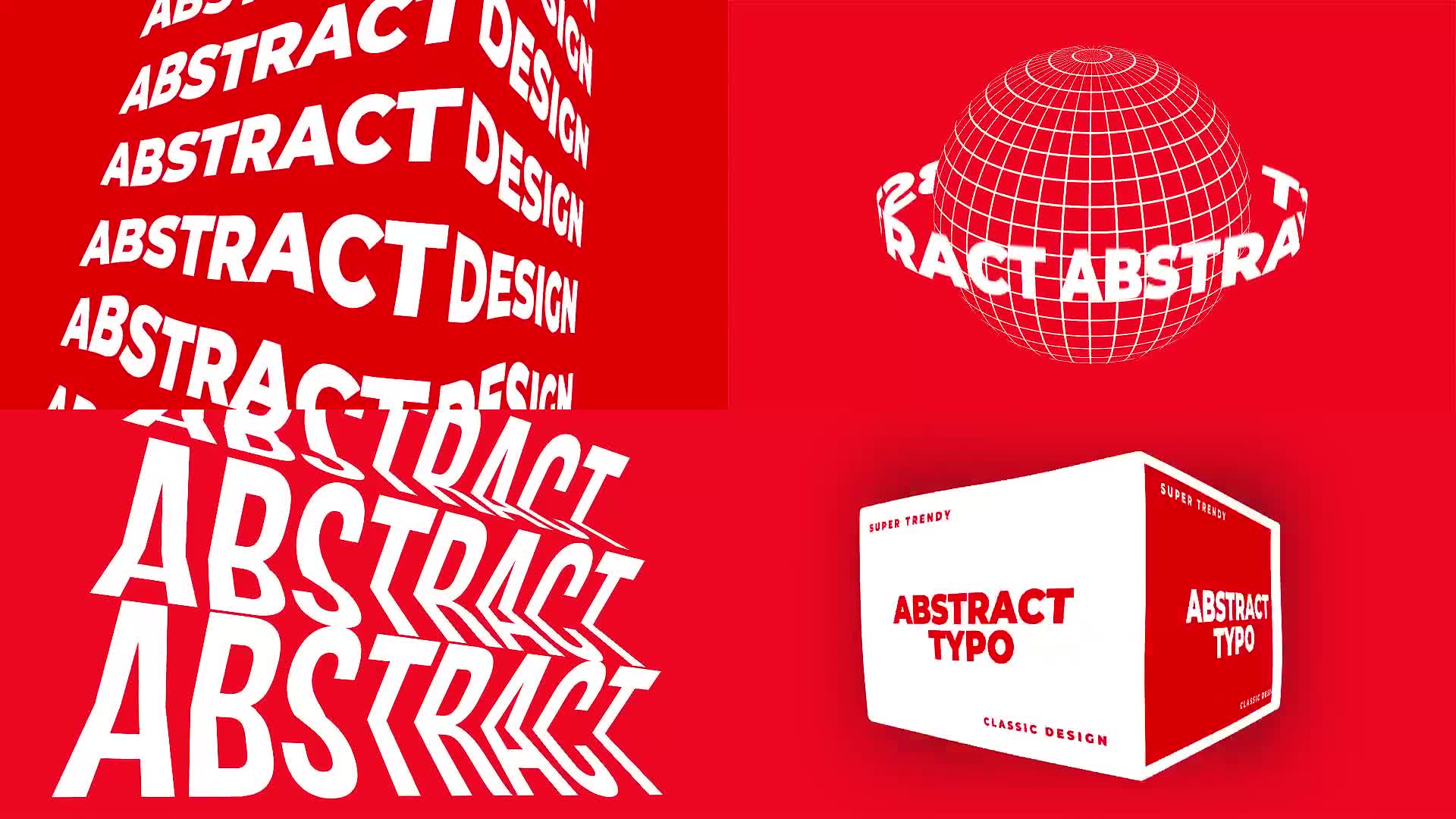 Abstract Typography Videohive 28128073 After Effects Image 9