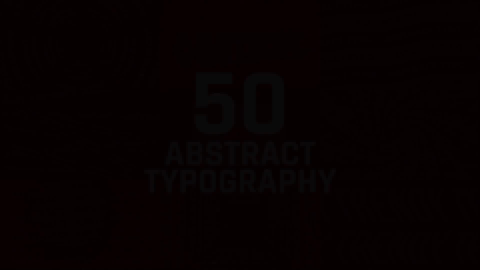 Abstract Typography Videohive 30469263 Premiere Pro Image 12