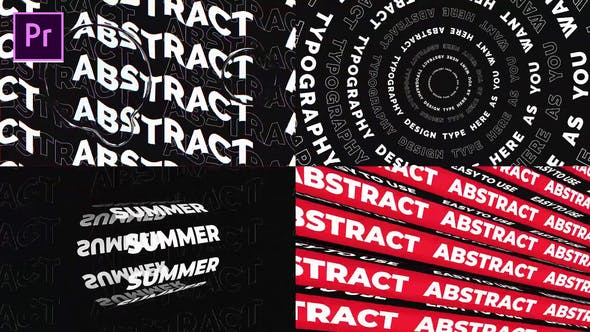 Abstract Typography - Videohive Download 30469263