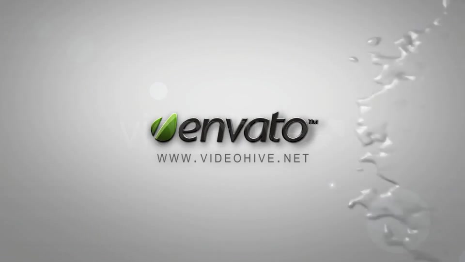 Abstract Water Drops Logo Reveal - Download Videohive 482127