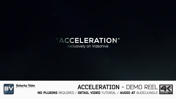 Acceleration // Demo reel - Download Videohive 19428526