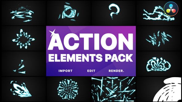 Action Elements | DaVinci Resolve - 32559254 Download Videohive