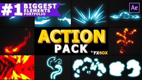 Action Elements Pack | After Effects - Videohive Download 23863435