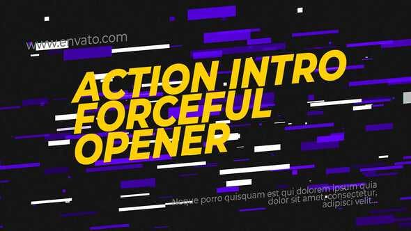 Action Intro Forceful Opener - Videohive Download 23653346