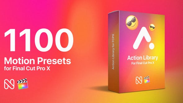 Action Library Motion Presets for Final Cut Pro X - Download Videohive 36482081