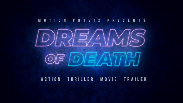 Action Thriller Movie Trailer - 23320508 Download Videohive