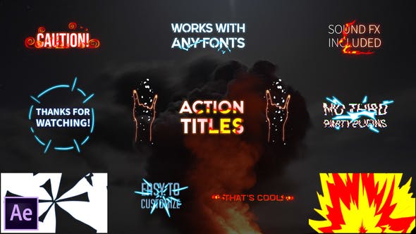 Action Titles Pack | After Effects - Videohive 28207007 Download