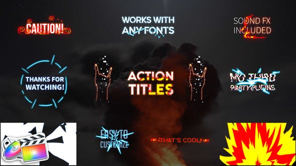 Action Titles Pack | FCPX - 25129084 Download Videohive