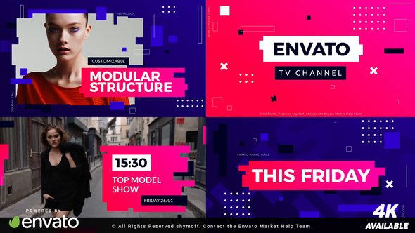 Active Glitch Broadcast Package - Download Videohive 21228348