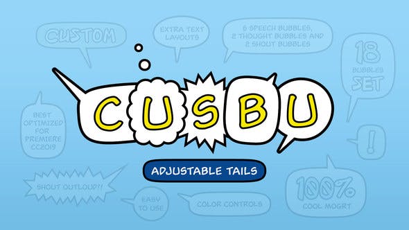 Adjustable Speech Bubbles - Download Videohive 23501908