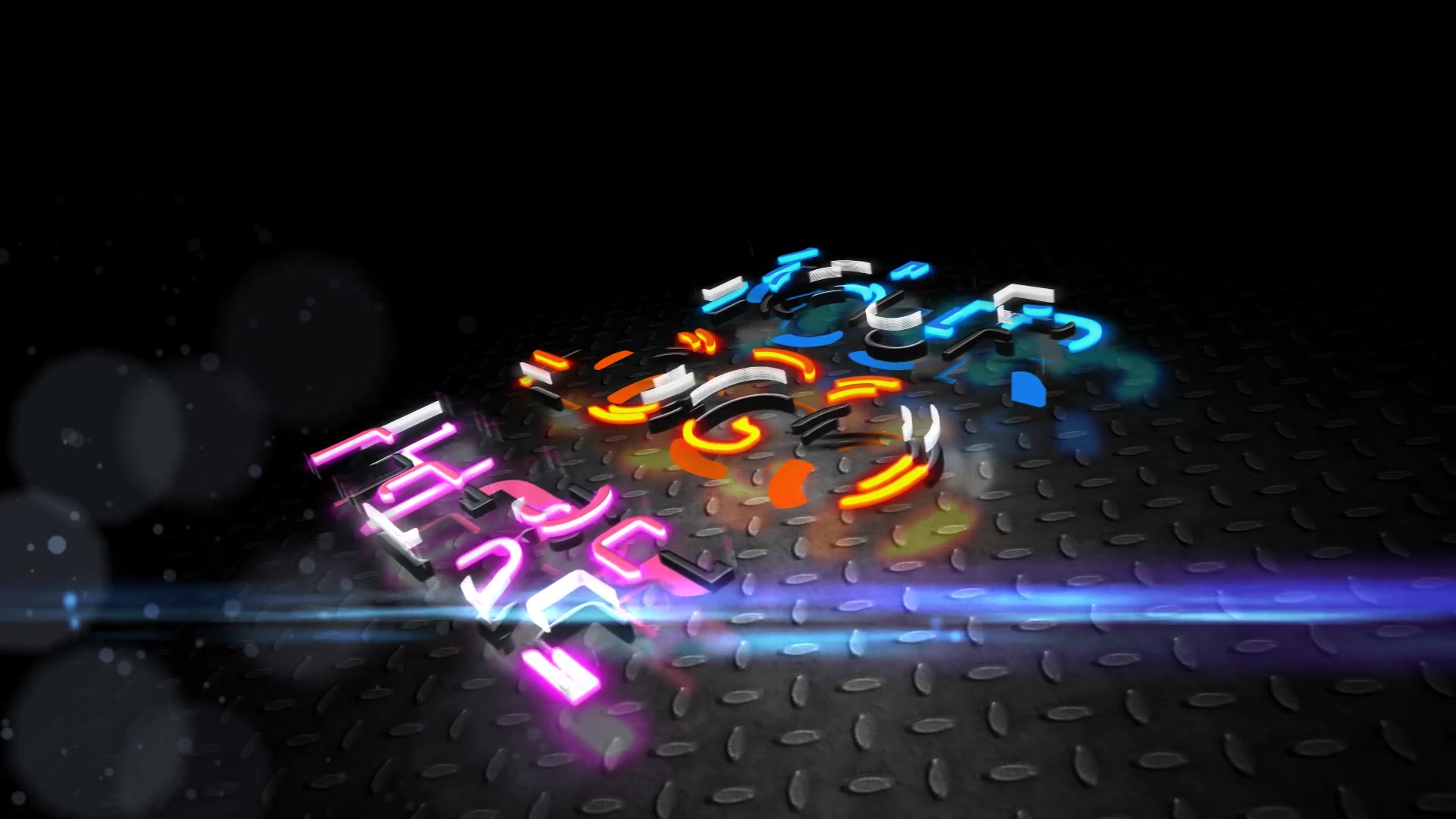 Advance 3D Extrudes III ( Animated Neon Strokes ) Videohive 19323146 After Effects Image 6