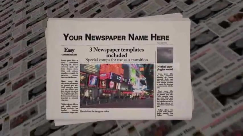 Advanced Newspaper Headlines - Download Videohive 1360941