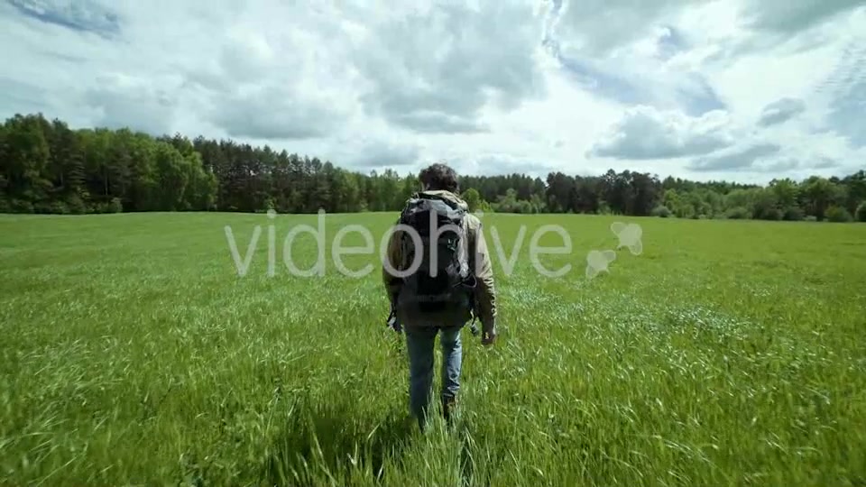 Adventurer Hiking In Beautiful Landscape  Videohive 11718012 Stock Footage Image 6