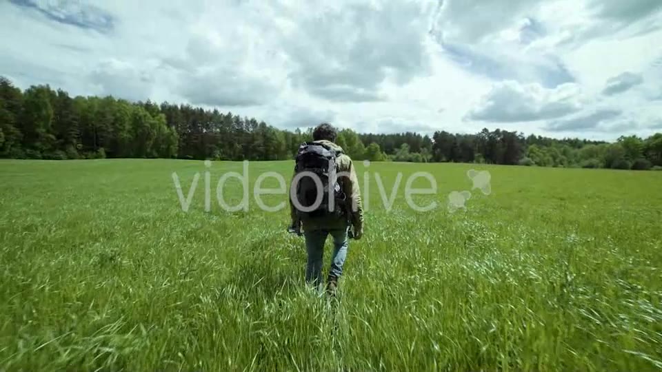 Adventurer Hiking In Beautiful Landscape  Videohive 11718012 Stock Footage Image 8