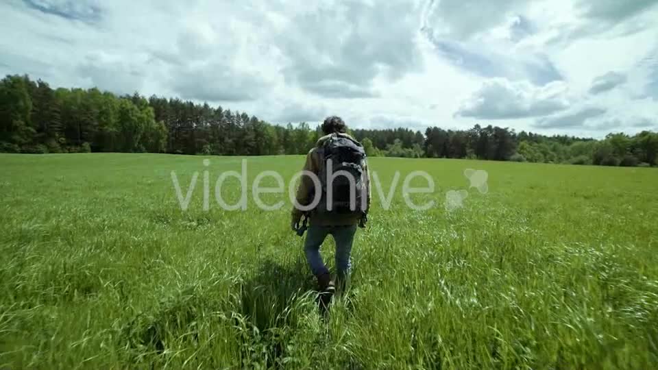 Adventurer Hiking In Beautiful Landscape  Videohive 11718012 Stock Footage Image 9