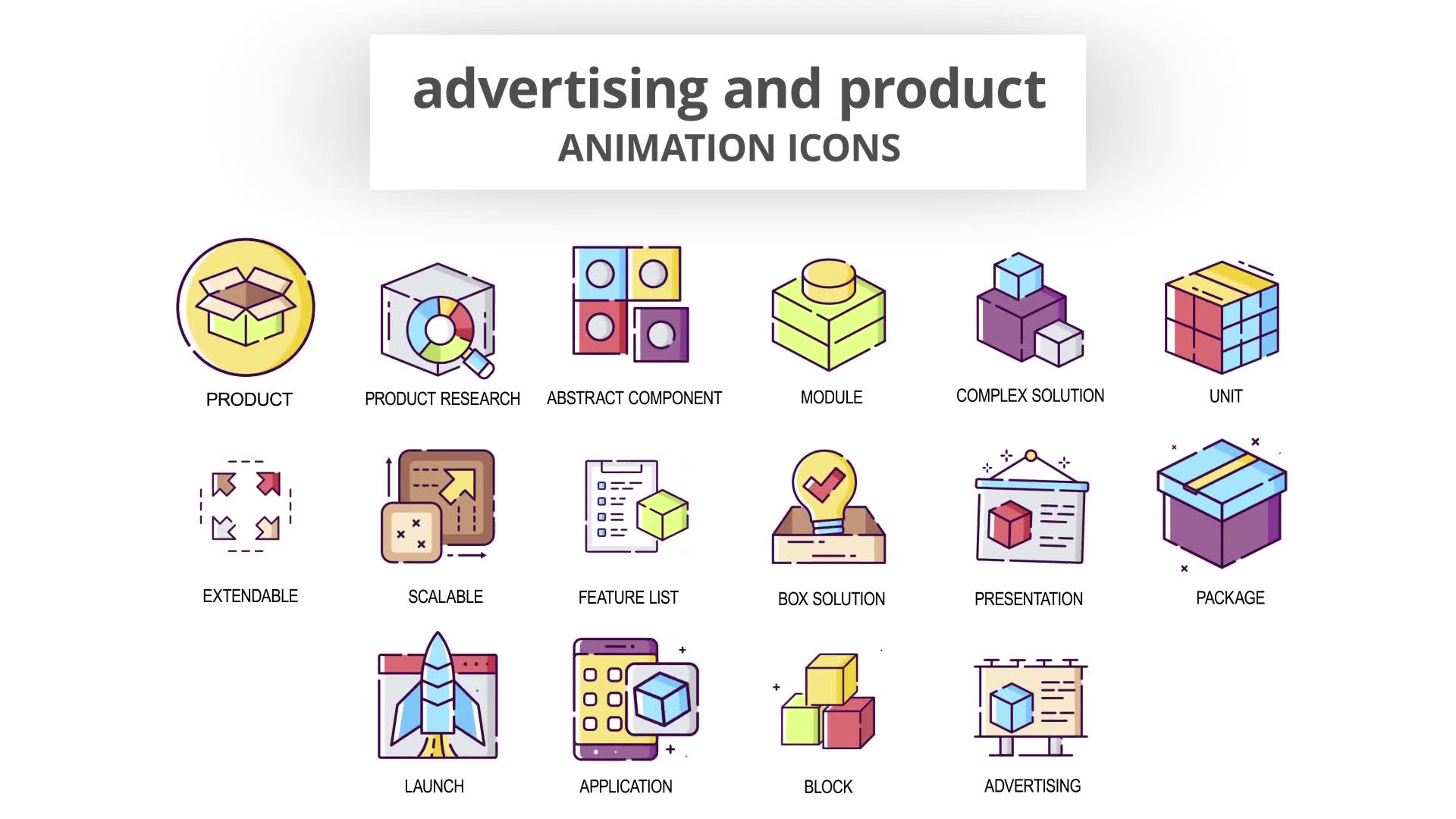 Advertising & Product Animation Icons Videohive 30040193 After Effects Image 6