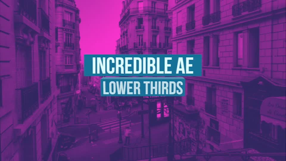AE Lower Thirds - Download Videohive 19367980