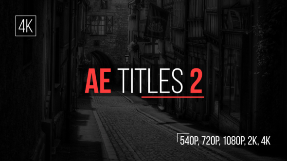 AE Titles 2 - Download Videohive 16413806