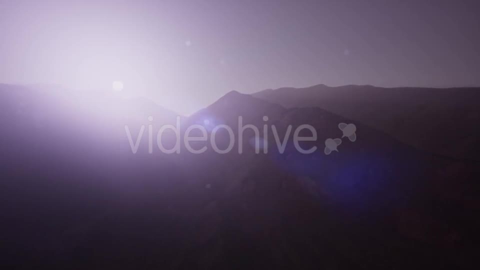 Aerial Green Hills Landscape in Fog - Download Videohive 21441115