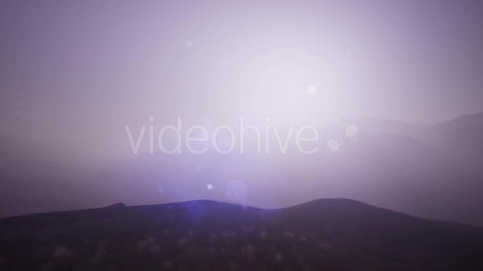 Aerial Green Hills Landscape in Fog - Download Videohive 21485356