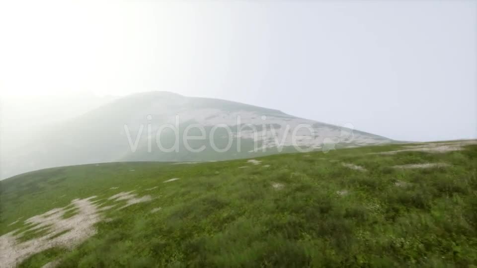 Aerial Green Hills Landscape in Fog - Download Videohive 21531992