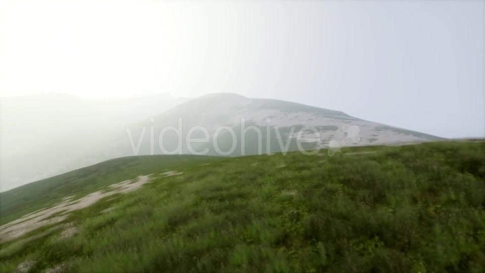 Aerial Green Hills Landscape in Fog - Download Videohive 21531992