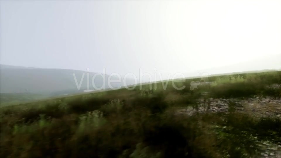 Aerial Green Hills Landscape in Fog - Download Videohive 21531992