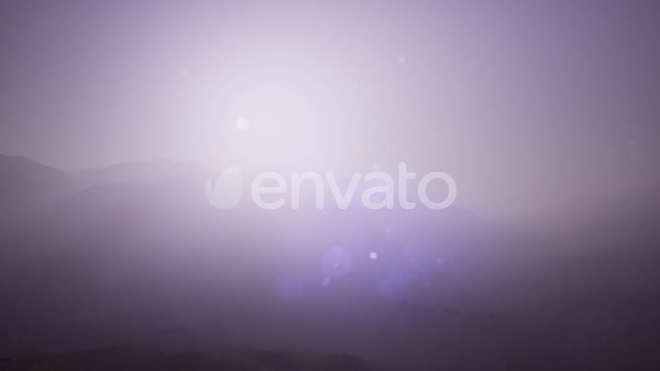 Aerial Green Hills Landscape in Fog - Download Videohive 22008178