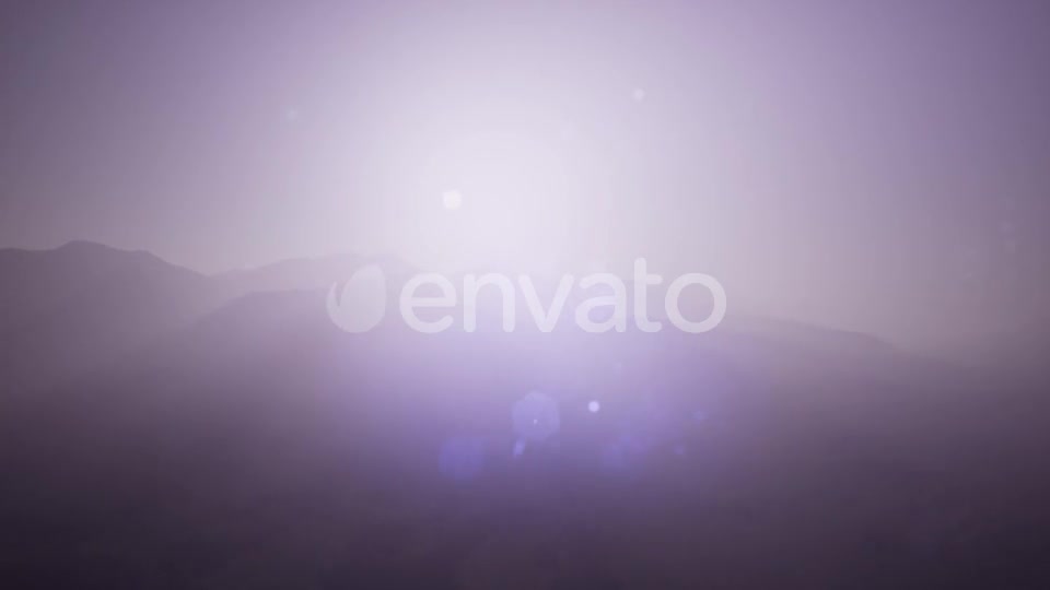 Aerial Green Hills Landscape in Fog - Download Videohive 22008178