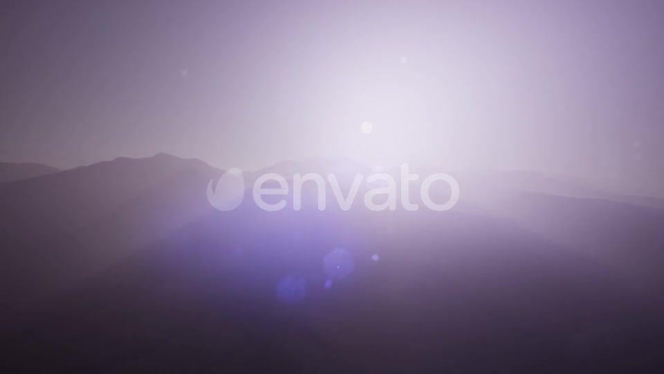 Aerial Green Hills Landscape in Fog - Download Videohive 22008178