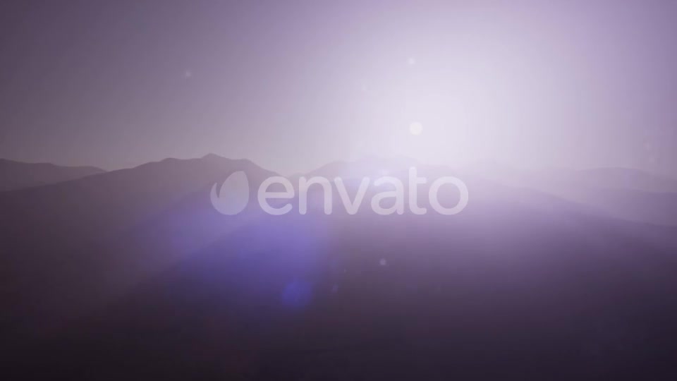 Aerial Green Hills Landscape in Fog - Download Videohive 22008178