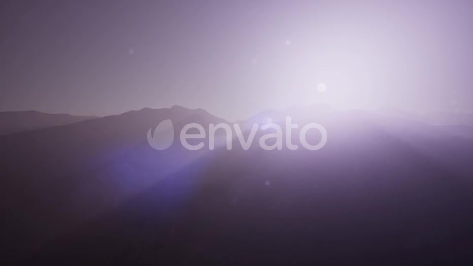 Aerial Green Hills Landscape in Fog - Download Videohive 22008178