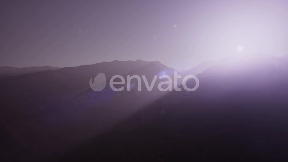 Aerial Green Hills Landscape in Fog - Download Videohive 22008178