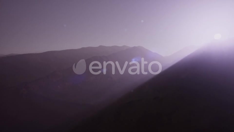 Aerial Green Hills Landscape in Fog - Download Videohive 22008178