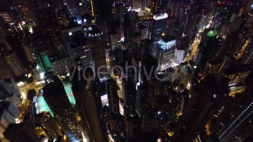 Aerial View Of City At Night  - Download Videohive 17398020