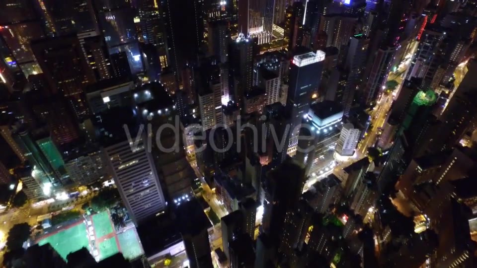 Aerial View Of City At Night  - Download Videohive 17398020