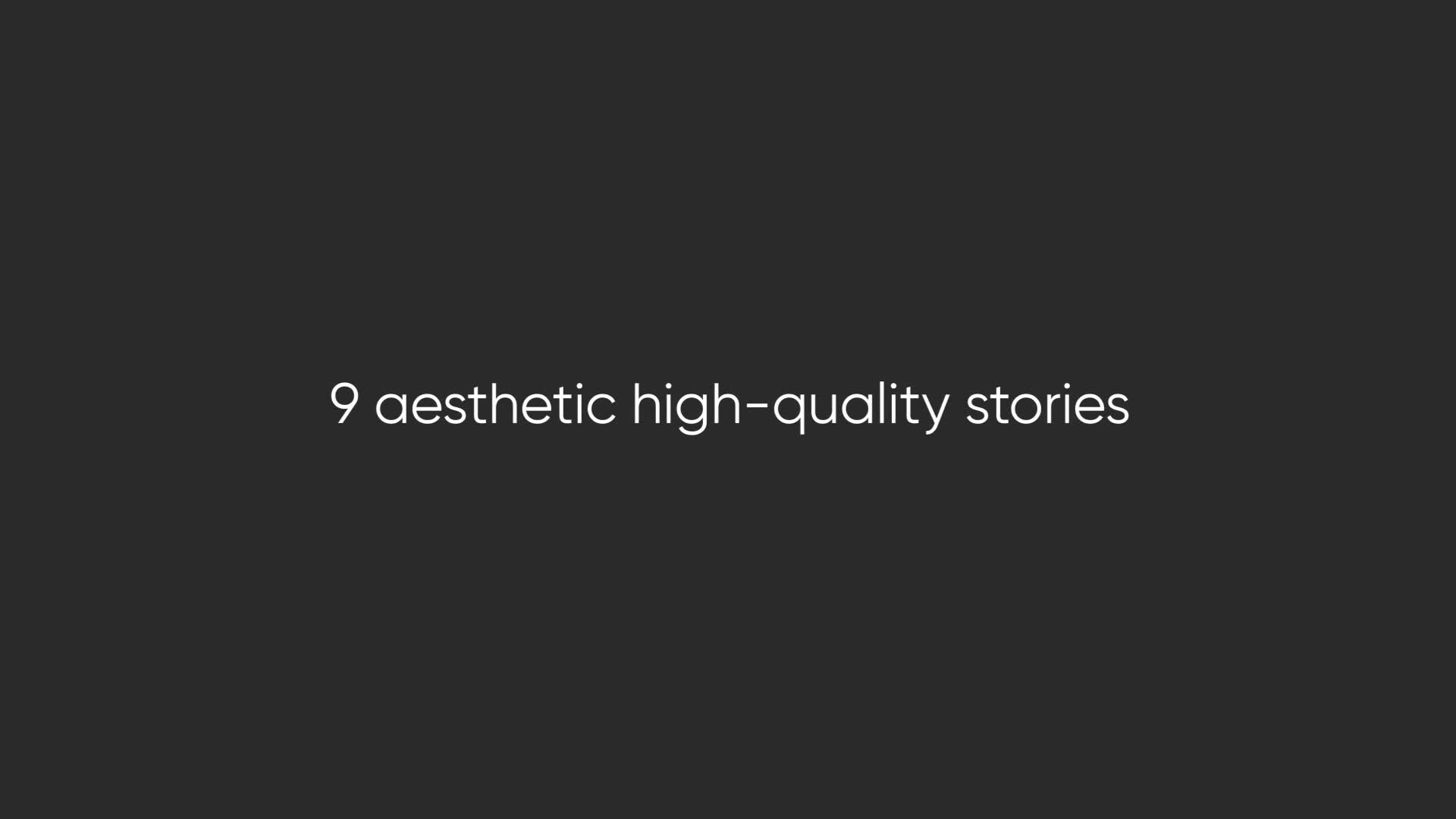 Aesthet Stories 1.0 Videohive 29323986 After Effects Image 1