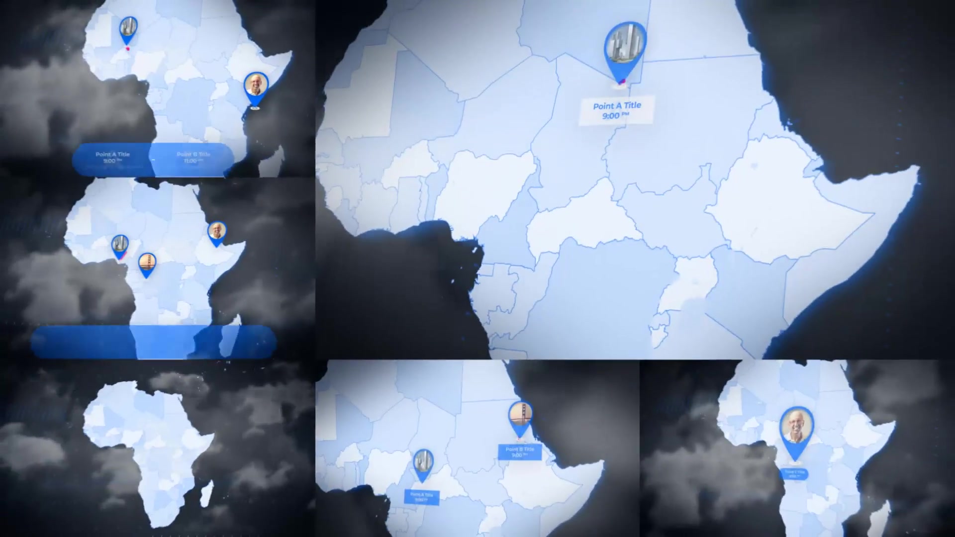 Africa Animated Map Africa Map Kit Videohive 24353996 After Effects Image 8