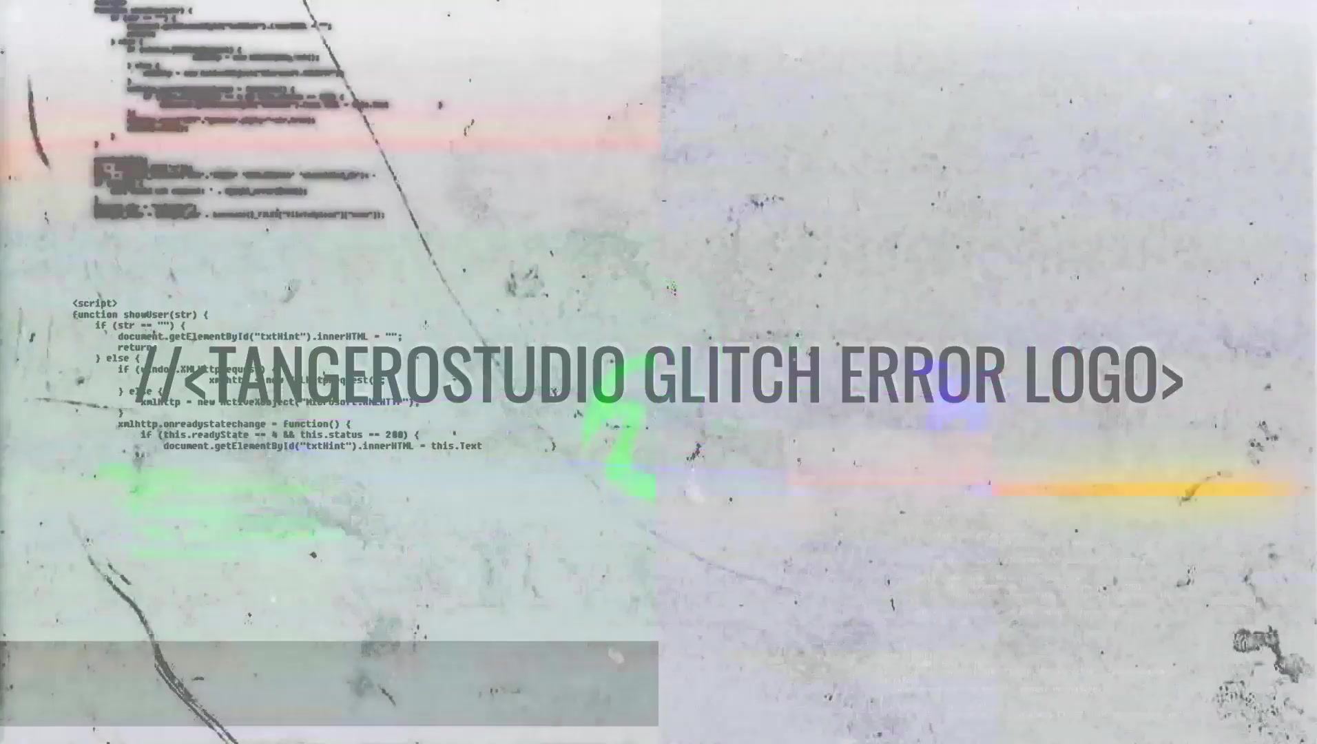 After Effects Glitch Error Logo Videohive 28285086 After Effects Image 5