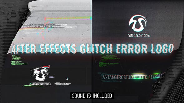 After Effects Glitch Error Logo - Download 28285086 Videohive