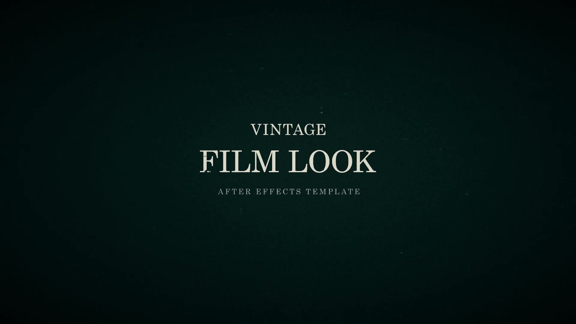 After Effects Vintage Film Look Template in 4K Videohive 39610329 After Effects Image 2