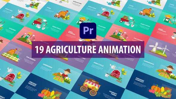 Agriculture Animation | Premiere Pro MOGRT - Videohive Download 31482275