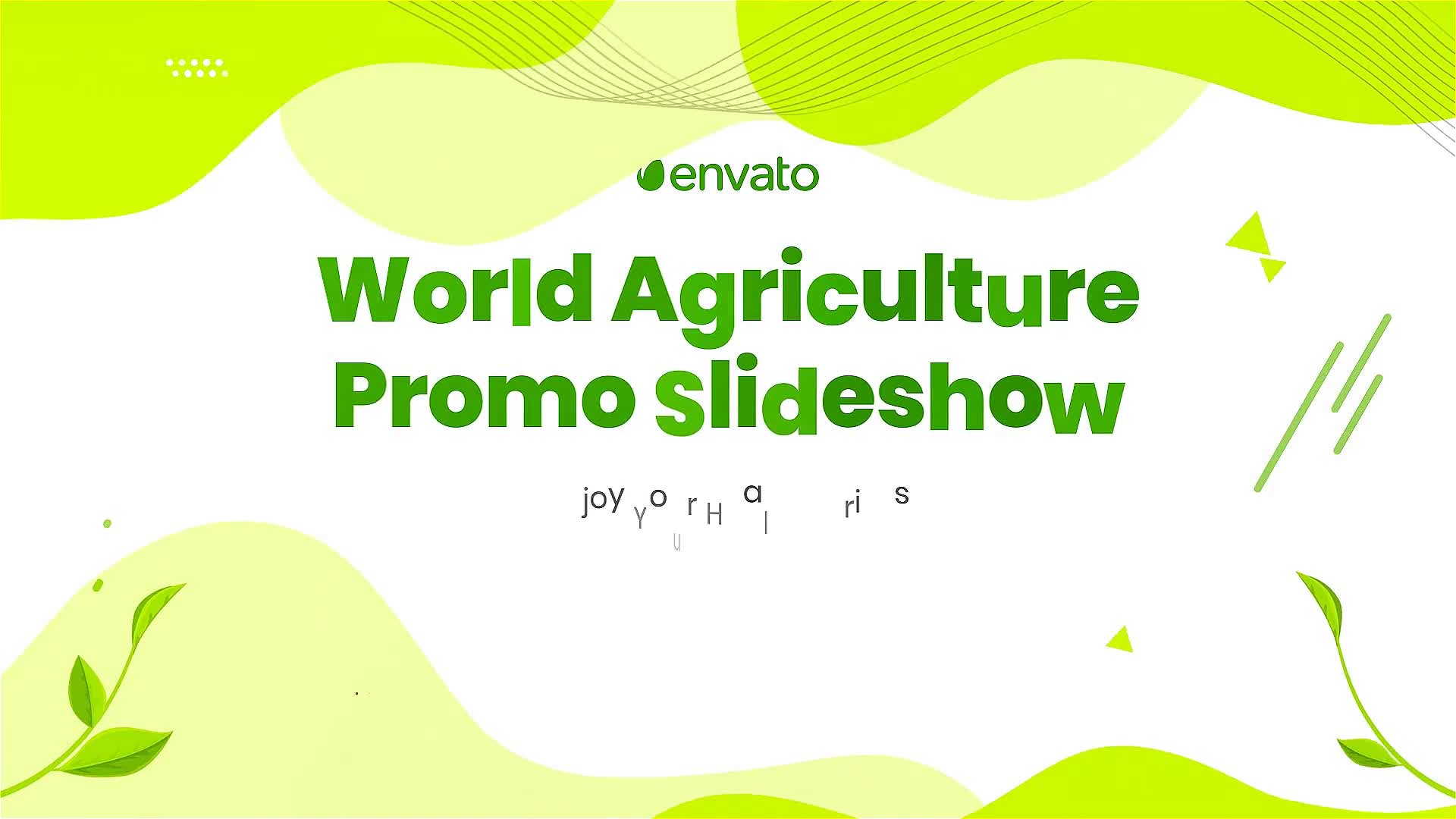 Agriculture The World Videohive 35985254 After Effects Image 1
