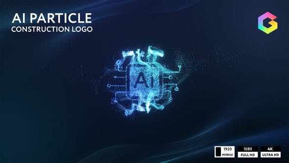 AI Particle Construction Logo Reveal - Download 34215789 Videohive