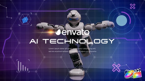 AI Technology Slideshow | Apple Motion & FCPX - Download Videohive 34818783