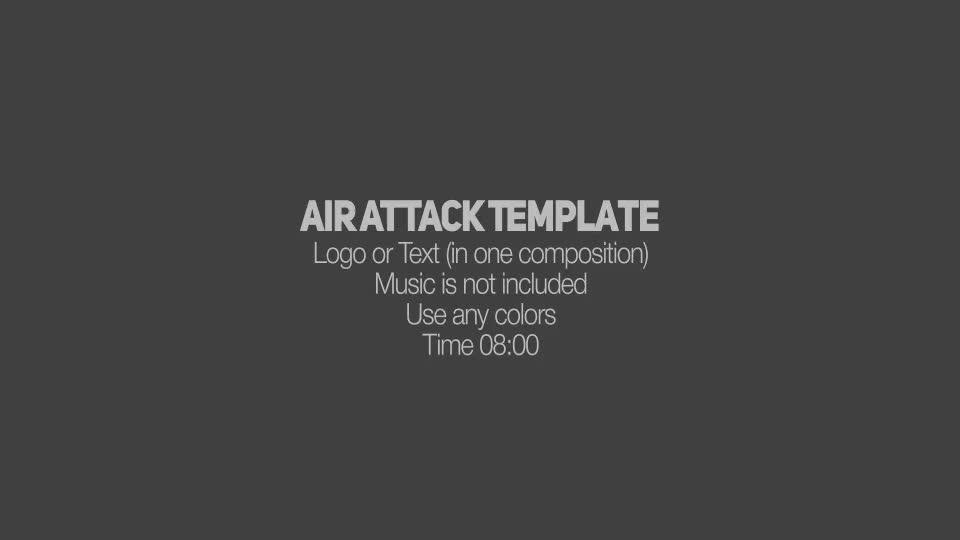 Air Attack intro Videohive 15821673 After Effects Image 1
