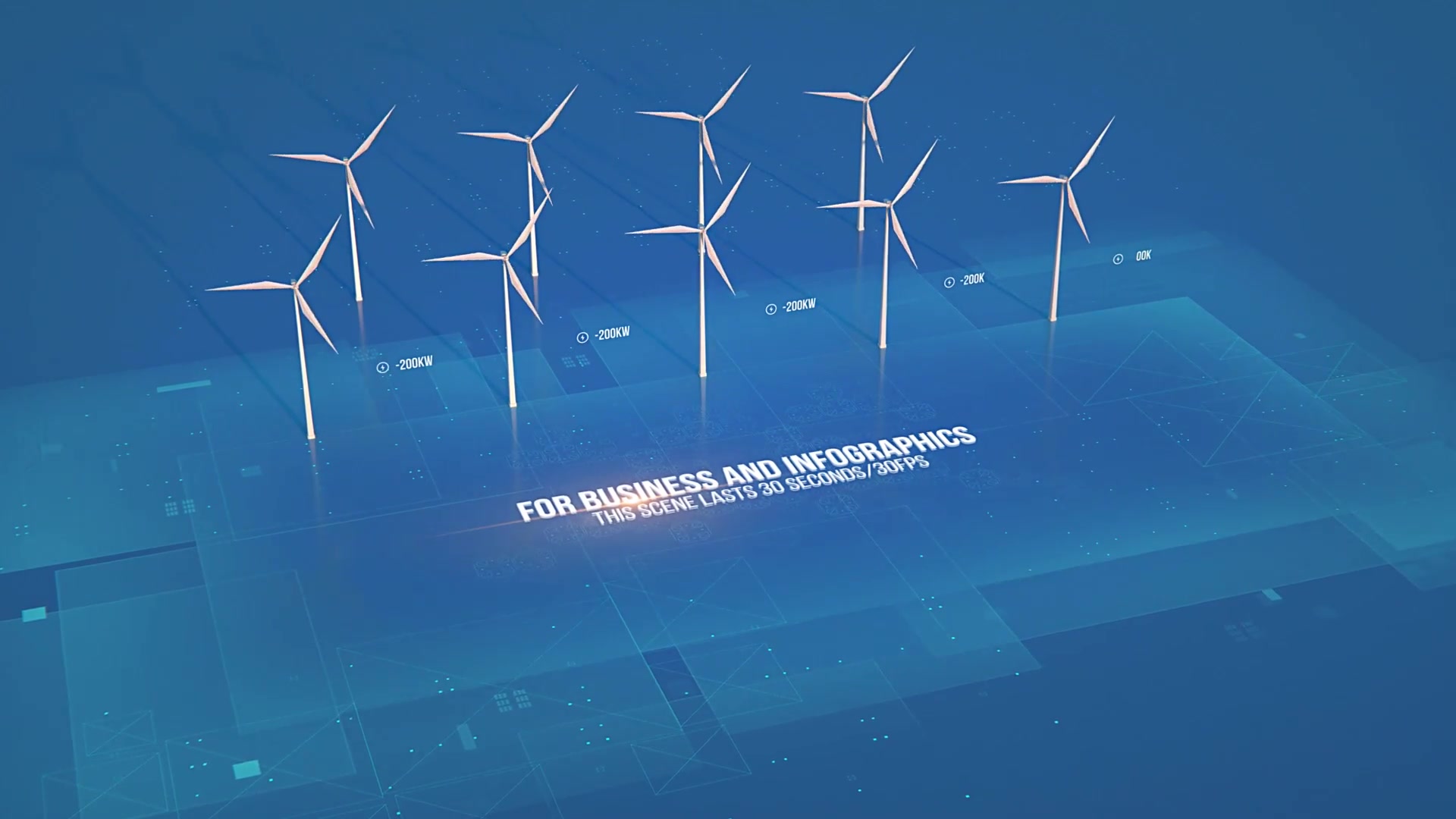 Air Generator Infographic/ Wind Energy Turbines/ Green Power/ Power Grid/ Eco/ Economic/ Politics Videohive 34577674 After Effects Image 5